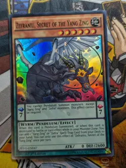 Yu-Gi-Oh! - Zefraniu, Secret of the Yang Zing - (PEVO-EN047) - Image 1