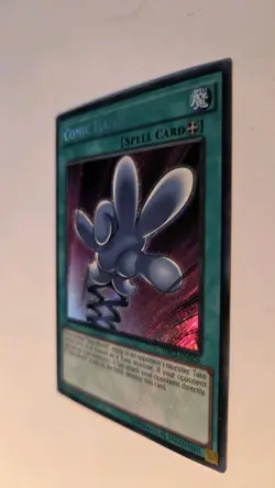 YuGiOh Comic Hand Secret Rare 1st Edition DRL2-EN026 Holo Bleed! NM! - Image 3