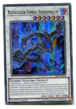 Yu-Gi-Oh! Rotaugiger Zombie Nekrodrache Ultra Rare SR07-DE041 - Image 1