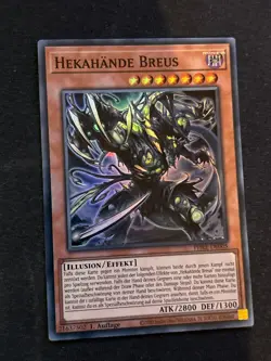 Yu-Gi-Oh! Hekahande Breus Super Rare PHRE-DE005 - Image 1