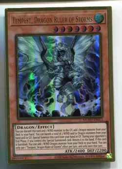 Yu-Gi-Oh! Tempest Dragon Ruler of Storms Gold Rare MGED-EN011 englisch - Image 1