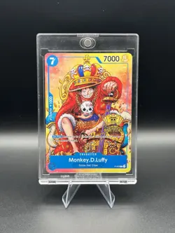 One Piece Monkey.D.Luffy 2nd Anniversary Stamped Promo P-043 - Image 1
