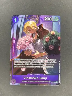 One Piece CCG Vinsmoke Sanji OP10-063 TR Legacy of the Master NM Condition - Image 1