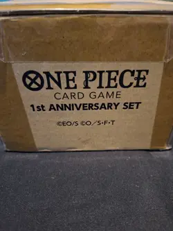 One Piece Card Game 1st Anniversary Set (Japanese Cards/Version) Sealed Box - Image 1