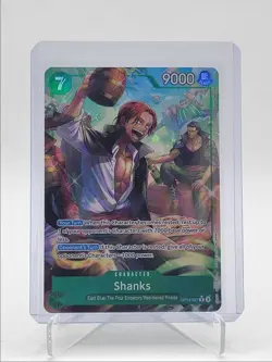 SHANKS 2026 ONE PIECE THE AZURE SEA'S SEVEN RARE #OP14-027 Q6736 - Image 1