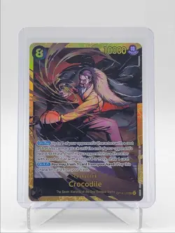 CROCODILE 2026 ONE PIECE THE AZURE SEA'S SEVEN SECRET RARE #OP14-120 Q6736 - Image 1