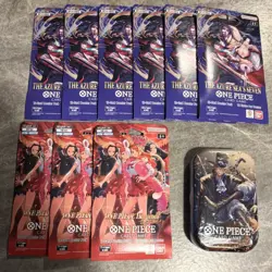One piece Lot, 6x OP14 Boosters, 3x EB-03 Boosters, 1x Tin Pack Vol.2 - Image 1