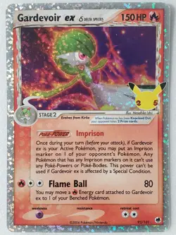 EX HOLO Gardevoir 93/101 NM - Pokemon Celebrations Secret Rare Classic Card - Image 1