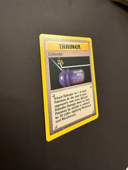 Pokemon TCG Trainer Card Defender Base 80/102 Regular LP! - Image 2