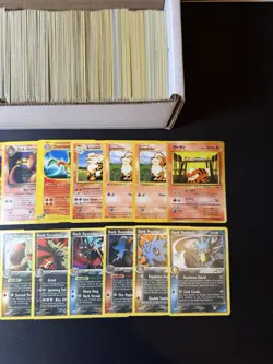Huge Collection Bulk Lot of 600+ Pokemon Cards Mixed WOTC-XY Vintage HP-DAMAGED - Image 3