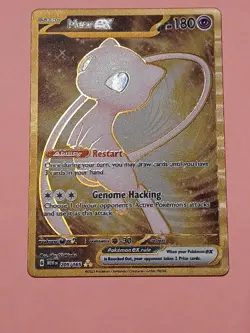 Pokemon Scarlet & Violet 151 Mew ex 205/165 Metal Gold Card 151 UPC Promo - Image 2