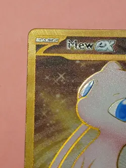 Pokemon Scarlet & Violet 151 Mew ex 205/165 Metal Gold Card 151 UPC Promo - Image 4