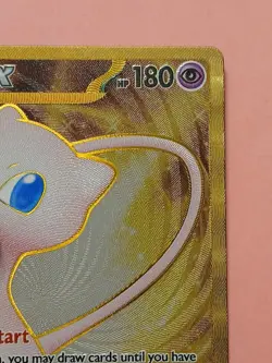 Pokemon Scarlet & Violet 151 Mew ex 205/165 Metal Gold Card 151 UPC Promo - Image 5