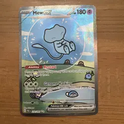2024 Pokemon S&V Paldean Fates Bubble Mew ex SIR Special Rare Card 232/091 MP - Image 1
