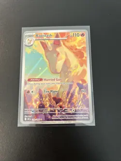 Rapidash 189/182 Illustration Rare Pokemon TCG Destined Rivals Pokemon Card - Image 1