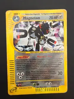 Magneton Holo Rare H16/H32 Aquapolis Pokemon Card 2002 HP - Image 1