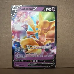 Alakazam V SWSH083 Sword & Shield Promo Full Art Holo Pokemon TCG Card - Image 1