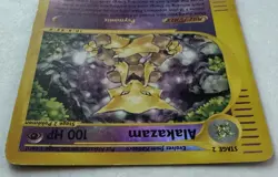 Alakazam 33/165 Reverse Holo Expedition Base Set Pokemon Card Mod Play - Image 3