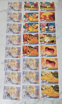 Topps Pokemon Mewtwo Strikes Back & Pikachus Vacation Lot Of 85 Cards - Image 3