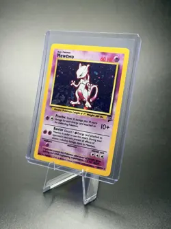 Mewtwo 10/130 Base Set 2 2000 Holo Rare WOTC Pokemon Card TCG MP - Image 2