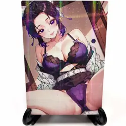 Demon Slayer Shinobu Kocho Sexy Hot Anime Waifu Girl Lewd Goddess Story Art Card - Image 2