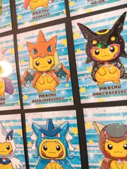 Pokemon 2024 Card Database Christmas Poncho Pikachu STAR HOLO 9 Cards Peru - Image 2