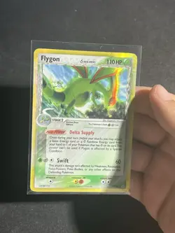 Pokemon Card Flygon 7/110 Rare Reverse Holo EX Holon Phantoms - MP - Image 3
