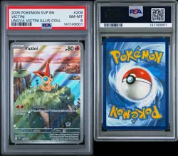 Victini 208 Sv: Scarlet & Violet Promo Cards Holo PSA 8 - Image 3