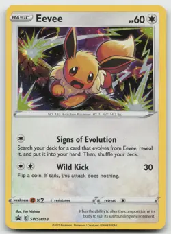Eevee - Promo Holo SWSH: Sword & Shield Promo Cards SWSH118 NM - Image 1
