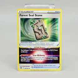Forest Seal Stone 156/195 Holo Rare Silver Tempest Pokemon Card 2022 LP - Image 1
