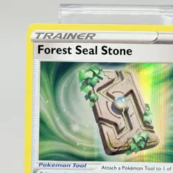 Forest Seal Stone 156/195 Holo Rare Silver Tempest Pokemon Card 2022 LP - Image 2