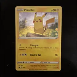 Pokemon Pikachu McDonald's 2022 007/015 Promo Holo Basic 60HP English Card - Image 1