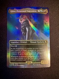 Edea Possessed Sorceress (Borderless) Commander: Final Fantasy Foil MTG NM - Image 3