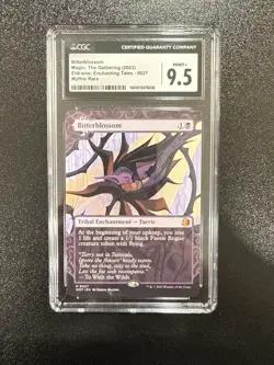 Bitterblossom WOT 0027 MTG Wilds of Eldraine: Enchanting Tales CGC 9.5 - Image 1