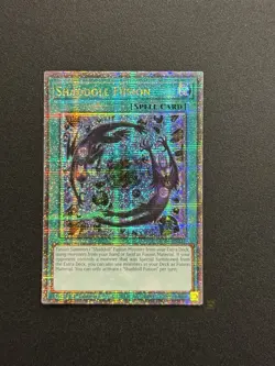 2025 YUGIOH RA04 QCR SECRET RARE SHADDOLL FUSION NM 💫 - Image 1