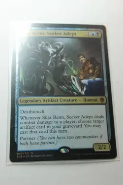 MTG Silas Renn Seeker Adept x1-Foil -Commander 2016-Lightly Played - Image 1