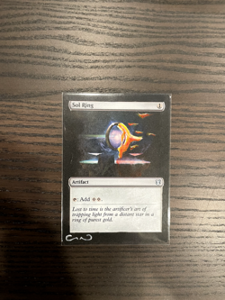 Sol Ring (Extended Altered Art, Acrylic Paint) - Image 1