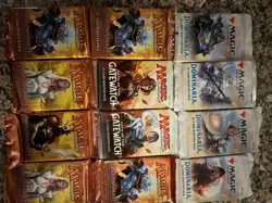 MTG Booster Pack Lot x 12 , Dragons Maze, Oath of Gatewatch, Dominaria - Image 1