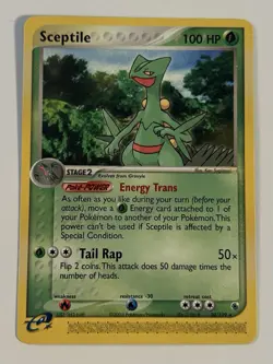 Sceptile 20/109 Ruby and Sapphire Regular Rare Vintage Pokemon TCG LP - Image 1