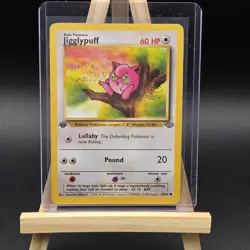 Damaged Jigglypuff 54/64 Jungle 1st Edition Vintage Pokemon TCG - Image 1