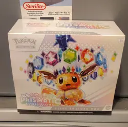 Pokemon Scarlet & Violet Prismatic Evolutions Elite Trainer Box Promo Booster - Image 1