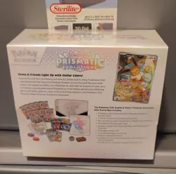 Pokemon Scarlet & Violet Prismatic Evolutions Elite Trainer Box Promo Booster - Image 4