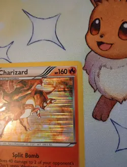 Pokemon TCG Legendary Treasures Charizard Holo Rare Card 19/113 LP Condition - Image 3