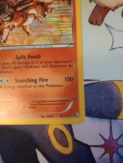 Pokemon TCG Legendary Treasures Charizard Holo Rare Card 19/113 LP Condition - Image 4
