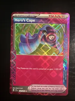 Hero's Cape 152/162 ACE SPEC Pokemon Temporal Forces NM - Image 1