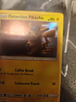 Pokemon Card TCG Detective Pikachu Detective Pikachu SM190 Promo Holo Near Mint - Image 2