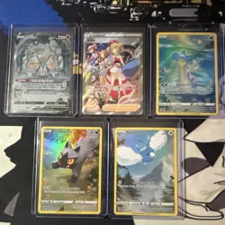 Pokemon TCG Holo Lot 5x Zacian Irida Lapras Poochyena Swablu crown zenith - Image 1