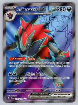 N's Zoroark ex 175/159 Ultra Rare Journey Together Pokemon NM - Image 1