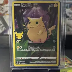 Pokemon Pikachu 005/025 Celebrations Holo Rare English TCG Card - Image 1
