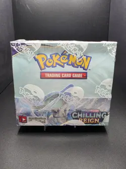 Pokemon Sword & Shield Chilling Reign Booster Box Factory Sealed 820650808463 - Image 1